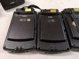 4x Motorola Symbol MC50 Mobile Handheld Computers w/ 2x Charging Cradles