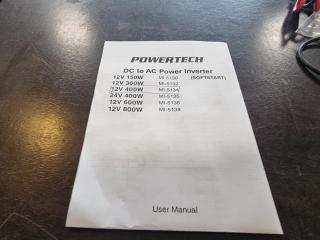 PowerTech 12V 400W DC to AC Power Inverter