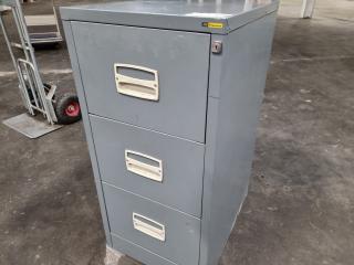 Vintage 3-Drawer Office File Cabinet by Precision
