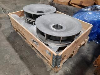 4 x Cast Steel Generator Fans