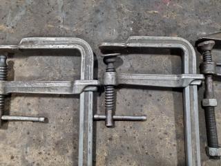 5x Assorted F-Clamps