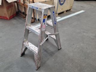 Werner 0.9m Double Sided Aluminium Step Ladder