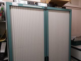 Office Tambour Door Storage Cabinet by Precision