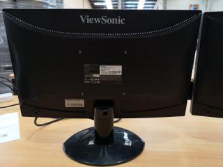 2x ViewSonic 19"" LED Computer Monitors