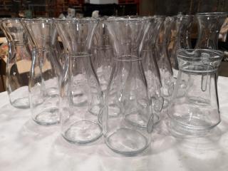 26x 1-Litre Glass Jugs Pitchers