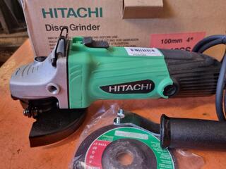 Hitachi Professional 100mm Angle Grinder G 10SS, As New!