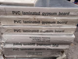 595x595mm PVC Laminated Gypsum Board Ceiling / Wall Panels