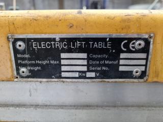 Industrial Electric Table Lift, 2000kg Capacity