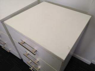 2x Office Mobile Drawer Units