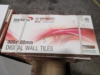 600x300mm Ceramic Wall Tiles, 8.1m2 Coverage