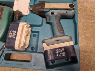 Vintage Makita & Panasonic Cordless Drill Kits, Faulty Batteries