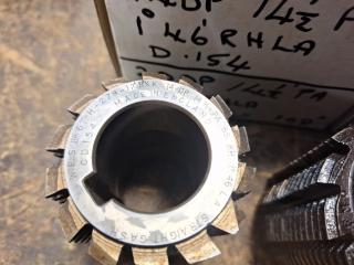 5 x Gear Hobber Cutters