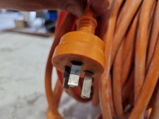 20-Metre Power Extension Lead w/ 2-Plug Outlet Reel