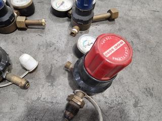 Assortment of BOC Pressure Valves/Guages