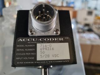 Accu-Coder Incrimental Shaft Encoder 716-0