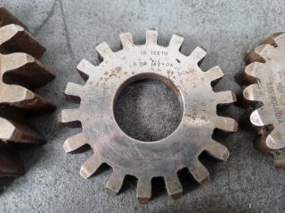 6 x Gear Shaper Cutters