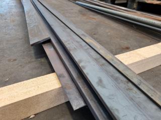 12x Assorted Flat Steel Lengths