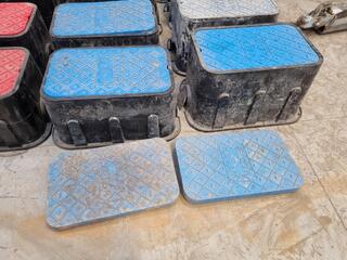 12x Water Meter & Sewer Valve In-Ground Boxes