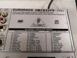 Behringer Eurorack UB1832FX-Pro Mixer