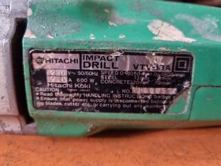 3x Assorted Hitachi Corded Drills