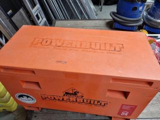Powerbuilt Steel Worksite Tool Storage Box