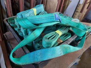 28x Lifting Straps / Slings, 2-Ton Capacity