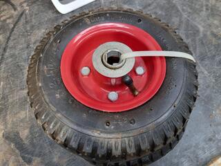 2x 210mm Pneumatic Trolley Tyres, New