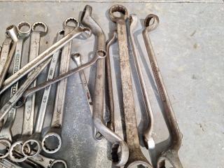 Large Lot of Box-End Wrenches/Ring Spanners