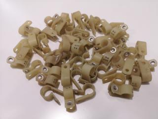 60x Aviation Plastic Loop Clamps for Wire Support Type MS25281 R8