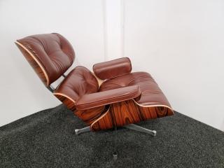 Eames Style Lounge Chair  & Ottoman