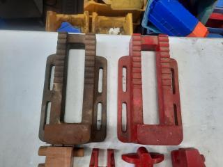 Assortment of Wooden Moulds and Casting