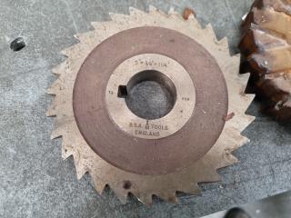 6 x Milling Machine Cutters