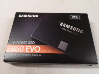 Samsung 2Tb 860 EVO SATA V-NAND SSD 2.5" Storage Drive
