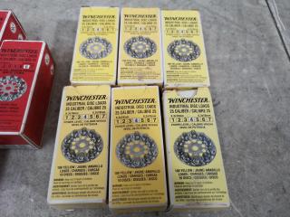 13x Boxes of Winchester Industrial Anchor Disk Loads, 25cal
