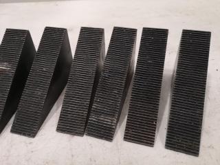 4x Pairs of Mill Stepped Angle Blocks