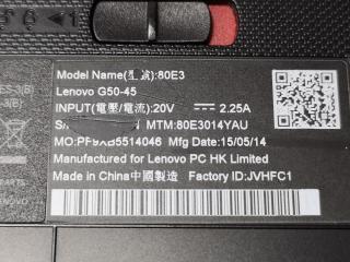 Lenovo G50-45 Laptop Computer w/ AMD Processor