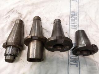 4x Assorted NT50 Type Mill Tool Holders