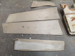 9x Assorted MD 500 Interior Panels & Components