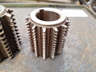 5 x Gear Hobber Cutters