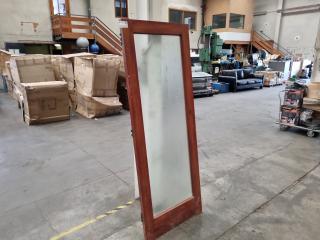 Stylish Wood/Glass Door