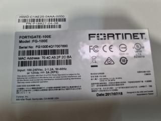 Fortinet Fortigate-100E Network Security Firewall