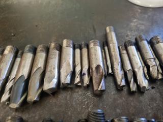 Large Lot of Milling Machine Endmills 