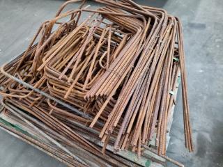 Pallet of Assorted Steel Rebar