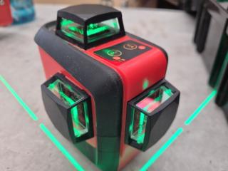 The Tool Shed 3-Way Laser Level Kit, Green laser