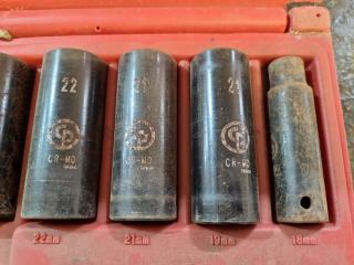 Chicago Pneumatic Metric Deep Impact Socket Set