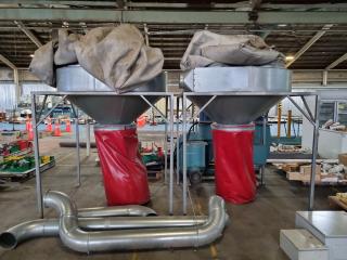 Two Bag Industrial Dust Extractor 