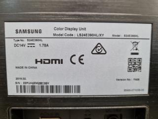 Samsung 24" LED Monitor LS24E390HL/XY