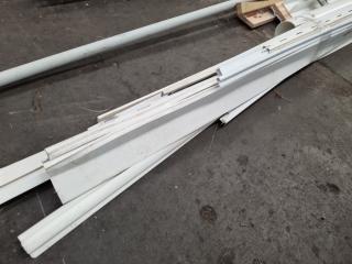 Mixed Lot of Plastic, Wood, Metal Building Lengths