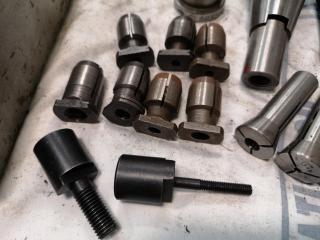 4x NT35 Type Mill Tool Holders w/ Assorted Collets & More