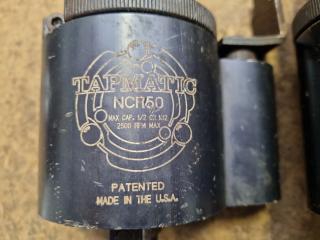 2x Vintage Tapmatic NCR50 Taping Head with BT40 Tool Holder